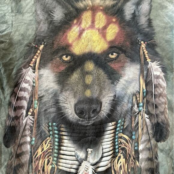 The Mountain 2014 Seacrest Wolf Preserve Graphic Tee Size M - Picture 3 of 6
